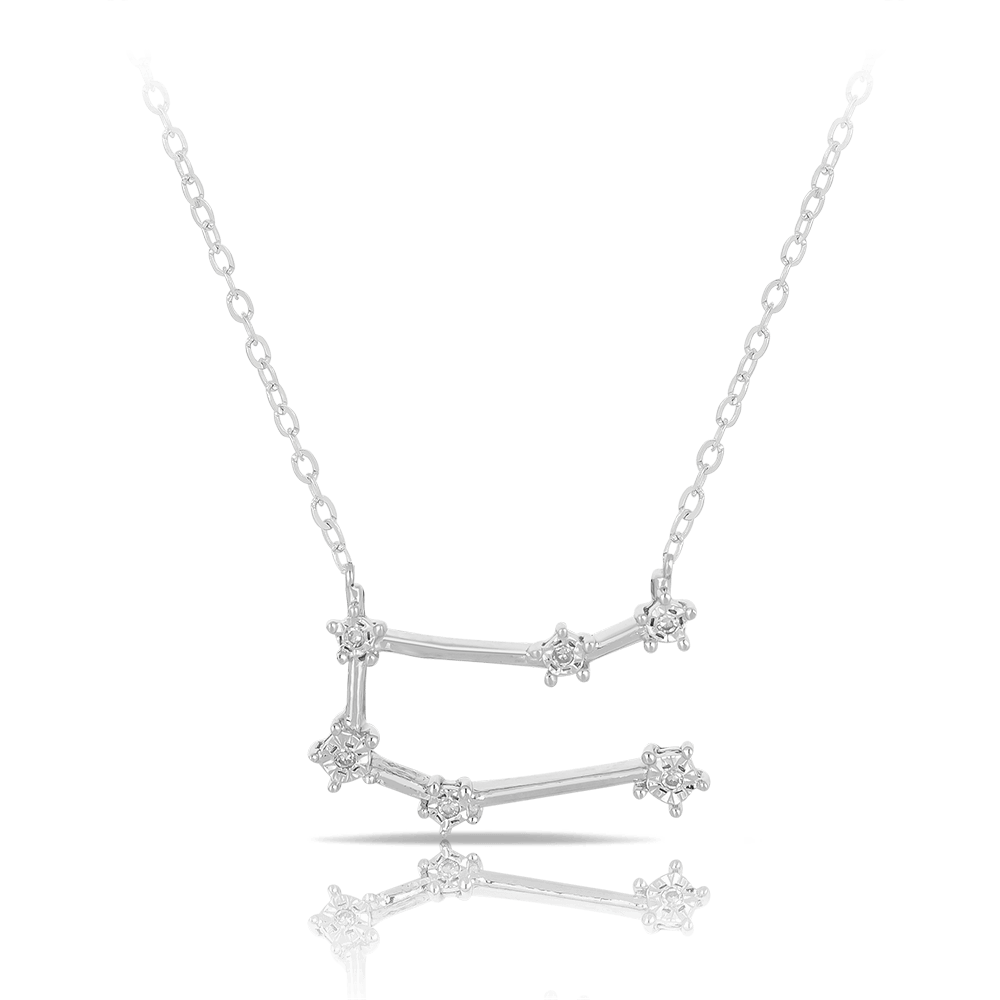 Gemini constellation store necklace silver