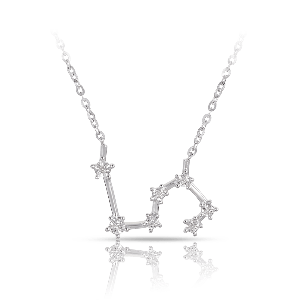 Leo necklace store sterling silver