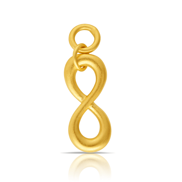 Beyond Time Sterling Silver & Gold Plated Infinity Charm - Wallace Bishop
