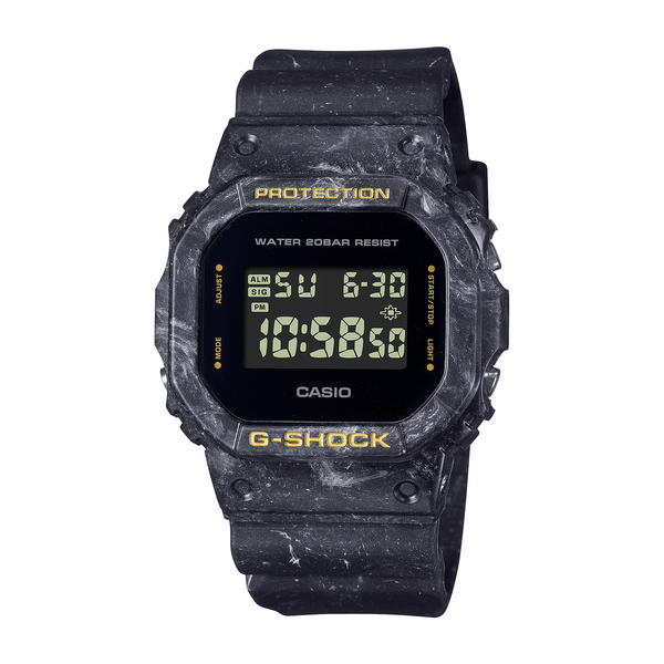 Casio Men's G-Shock Resin Digital Sport Watch LCD DW5600WS-1 - Wallace Bishop
