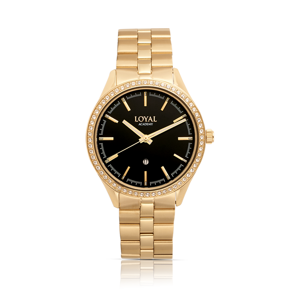 Loyal Womens Academy Gold Tone Watch