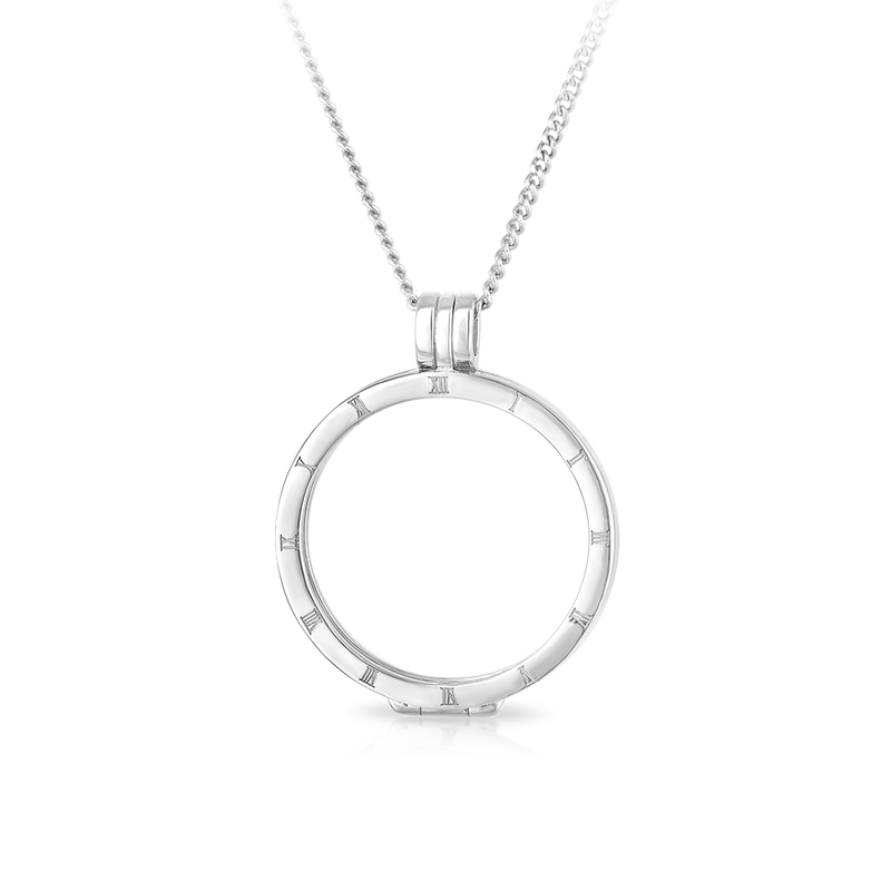 Circle Pendant in Sterling Silver