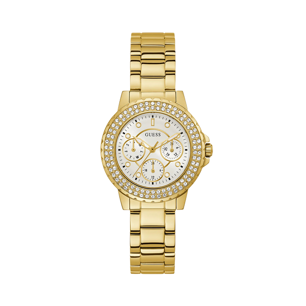 Guess Women's 36mm Gold PVD Quartz Watch GW0410L2