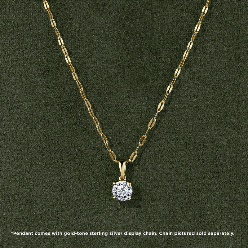 1.00ct TW Diamond Pendant in 9ct Yellow Gold