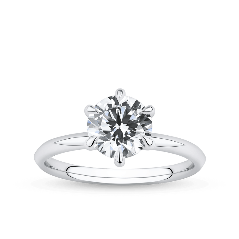 Amāre 1.50 Carat TW Diamond Solitaire Engagement Ring set in Platinum - Wallace Bishop