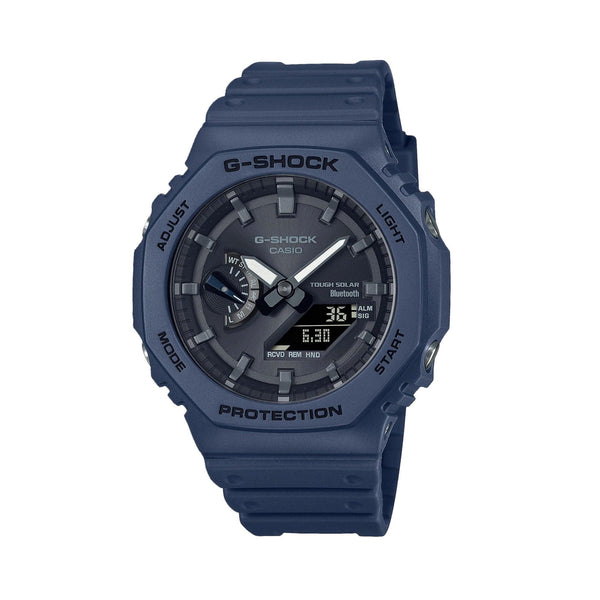 Casio G-Shock Men's 48.50mm Resin Analogue Digital Watch GAB2100-2A - Wallace Bishop