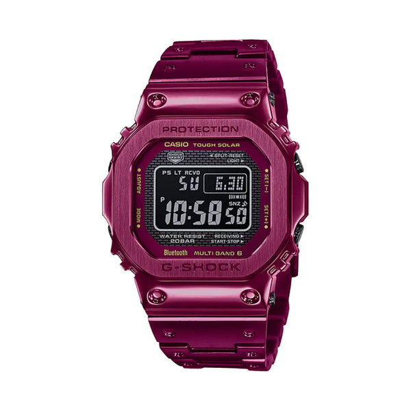 Casio G-Shock Men's 49mm Purple PVD Digital Watch GMWB5000RD-4 - Wallace Bishop