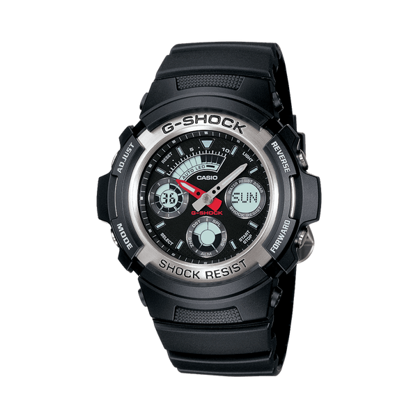 Casio G-Shock Men's Resin Analogue Digital Watch AW590-1 - Wallace Bishop