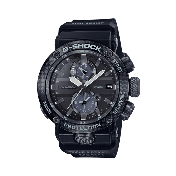 Casio Men's G-Shock-Premium Carbon Bluetooth Chronograph Sport Watch Black Dial - Wallace Bishop