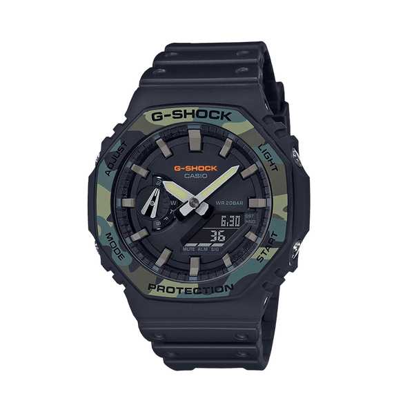 Casio Men's G-Shock Resin Analogue Digital Sport Watch Black Dial - Wallace Bishop