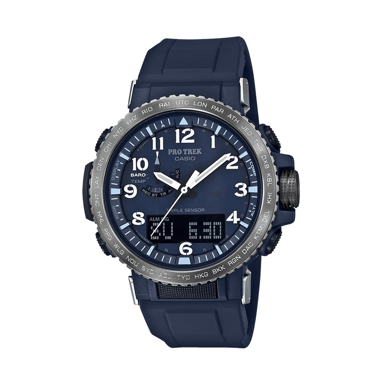 Casio Men's Outdoor Analogue Digital Sport Watch Blue Dial PRW50YFE-2A