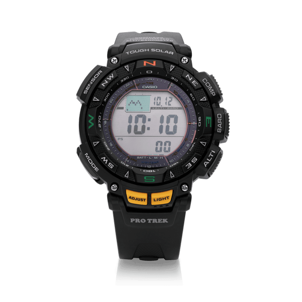 Casio Protrek Digital Watch with Resin Case, Rubber Strap and LCD Dial - Wallace Bishop