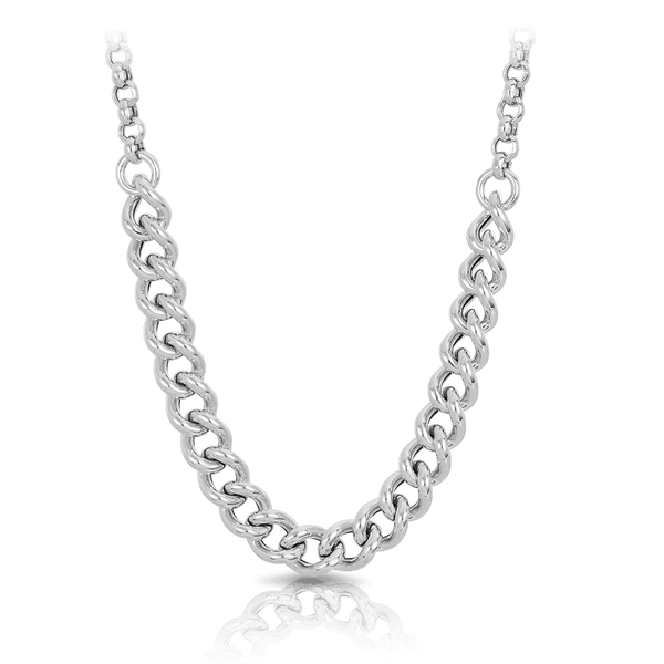 Curb Link Necklet made in Sterling Silver - Wallace Bishop