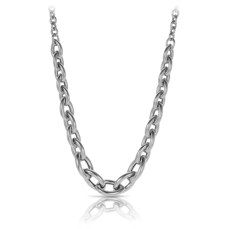 Graduated Chain in Sterling Silver - Wallace Bishop