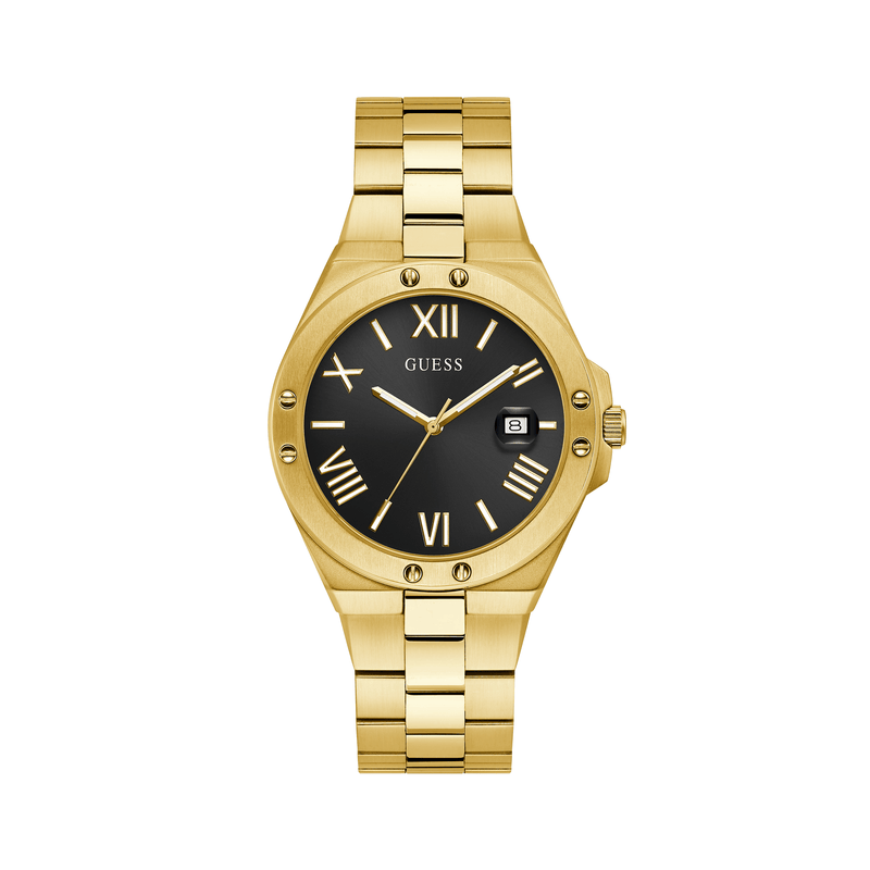 Guess Men's 41mm Gold PVD Quartz Watch GW0276G2