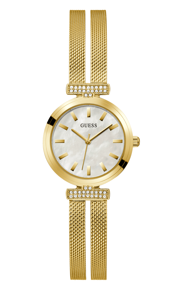 Guess Women's 28mm Gold PVD Quartz Watch GW0471L2 - Wallace Bishop