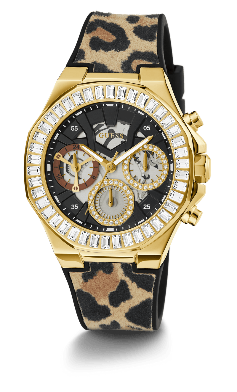 Guess Women's 40mm Gold PVD Quartz Watch GW0463L1 - Wallace Bishop