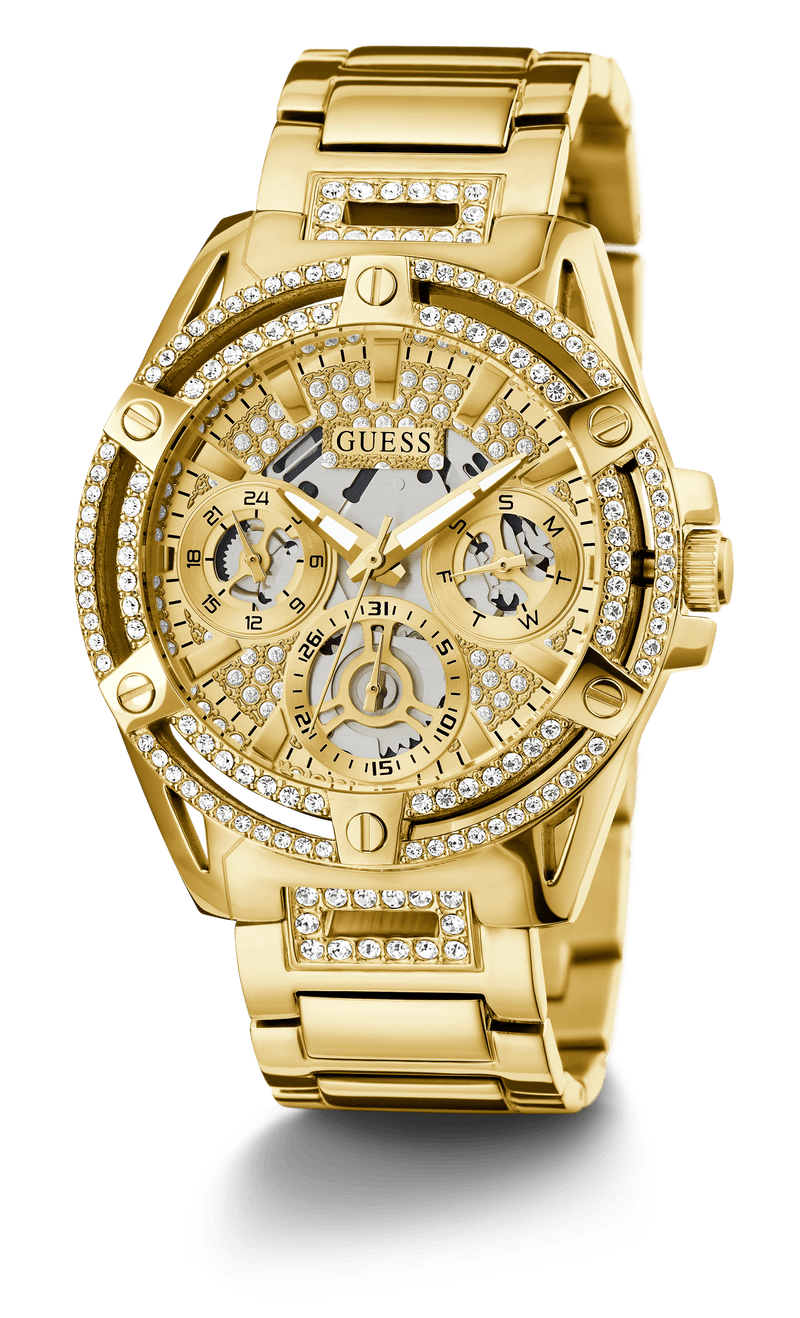 Guess Women's 40mm Gold PVD Quartz Watch GW0464L2 - Wallace Bishop