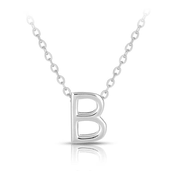 Initial Slider Necklace in Sterling Silver - Wallace Bishop