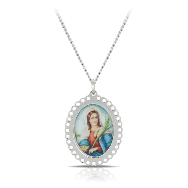 Jesus Pendant in Sterling Silver - Wallace Bishop