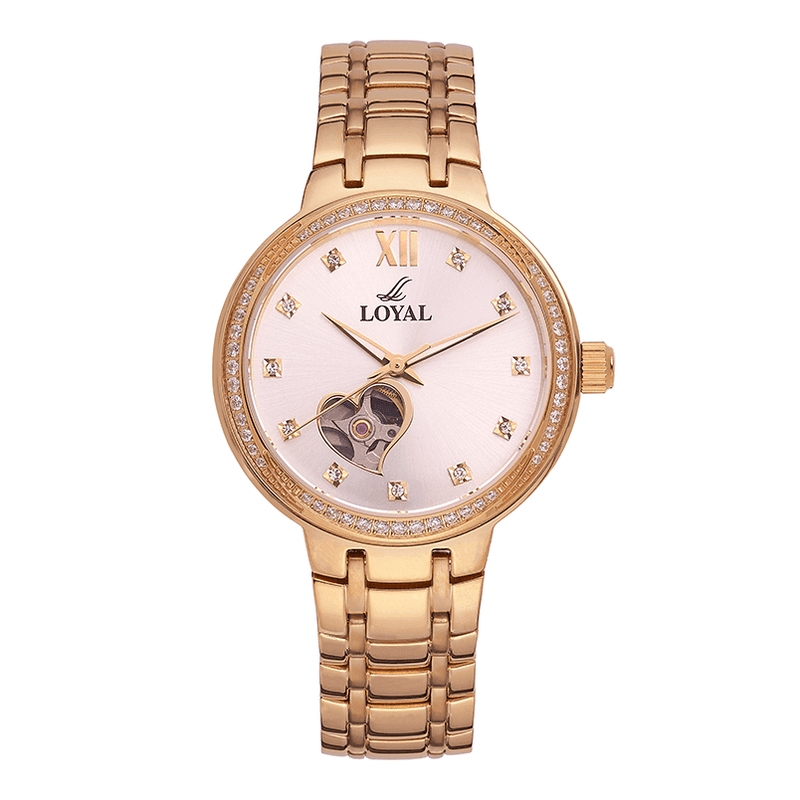 Loyal Women's Automatic Gold PVD Watch