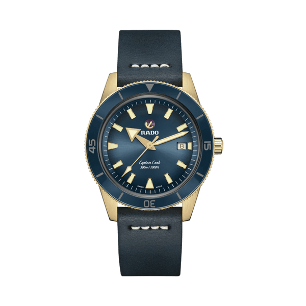 Rado Captain Cook Men's 42mm Bronze Automatic Watch R32504205 - Wallace Bishop