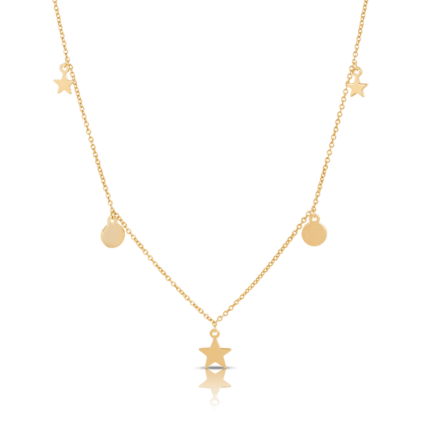 Star Necklace in 9ct Yellow Gold - Wallace Bishop