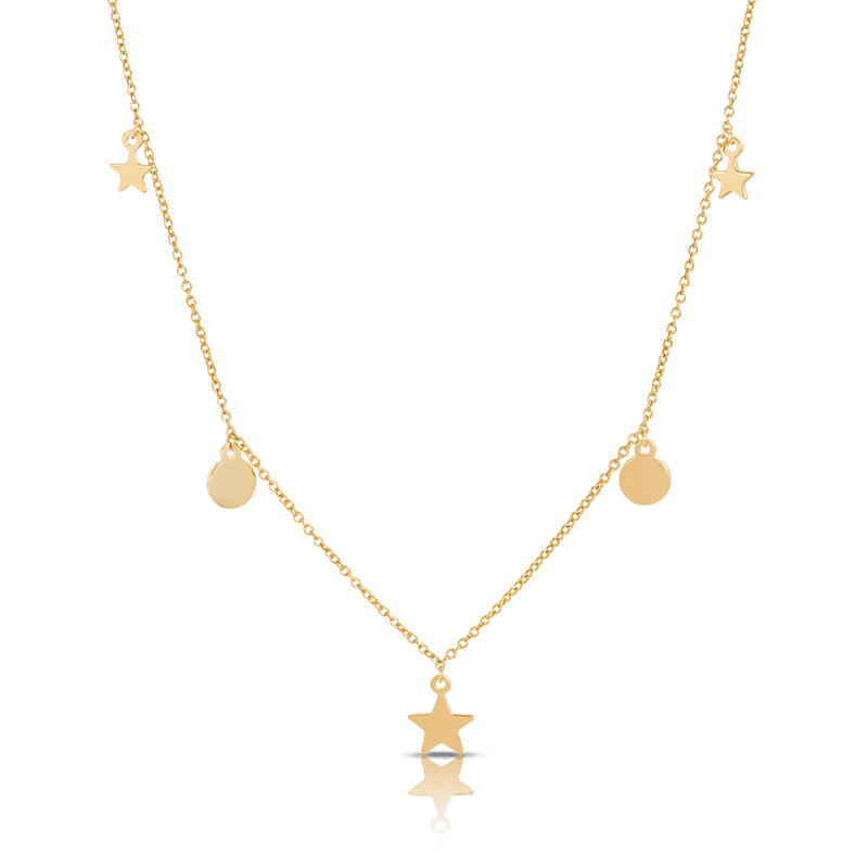 Star Necklace in 9ct Yellow Gold - Wallace Bishop