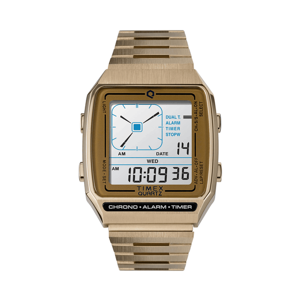 Timex Q Timex Reissue Digital LCA 32.5mm Stainless Steel Watch - Wallace Bishop