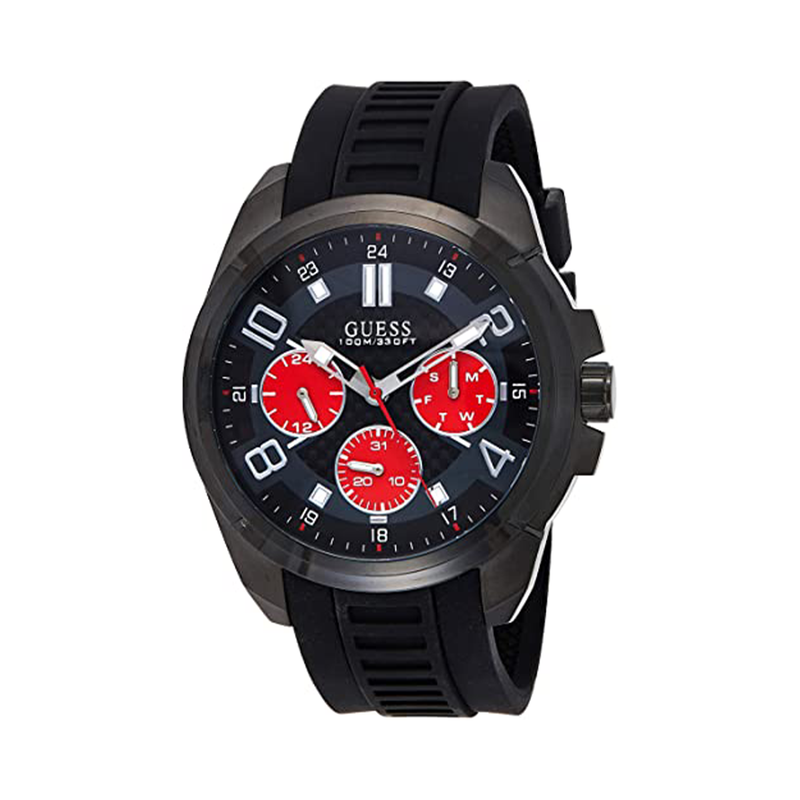 Guess Men's Black PVD Quartz Watch W1050G2