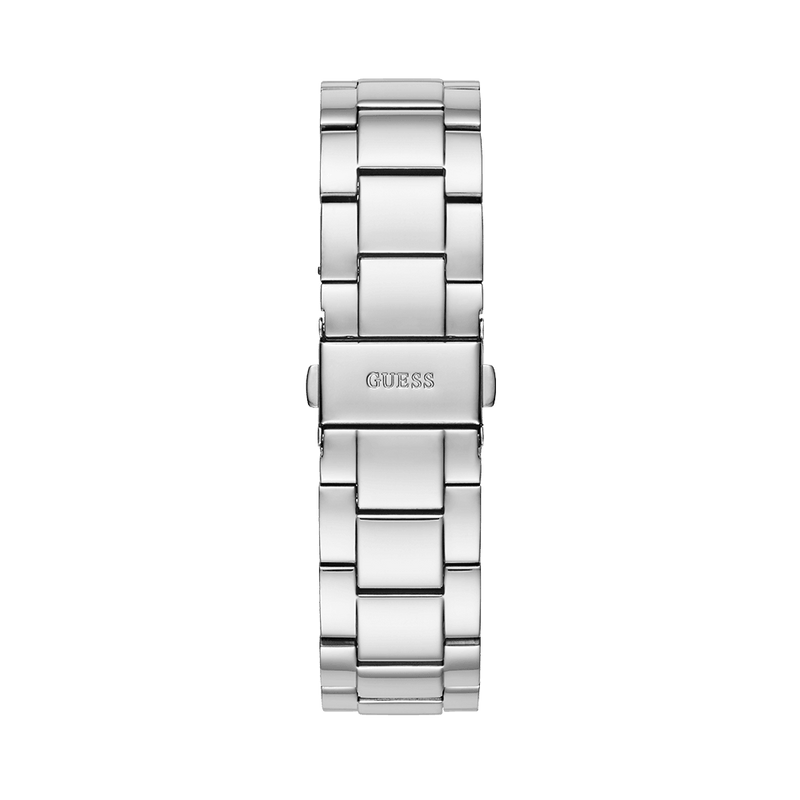 Guess Women's Stainless Steel Quartz Fashion Watch Pave Dial