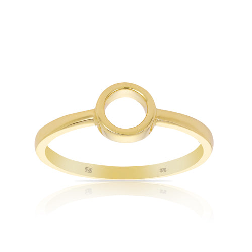 Circle Ring in 9ct Yellow Gold