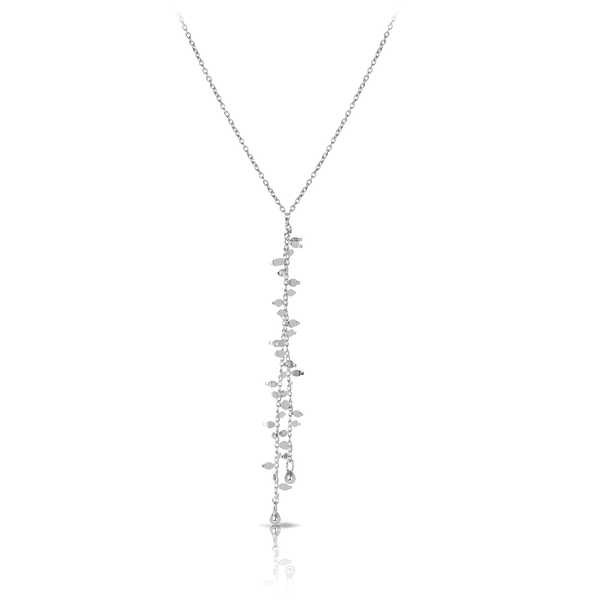 Fancy Charm Necklace in Sterling Silver