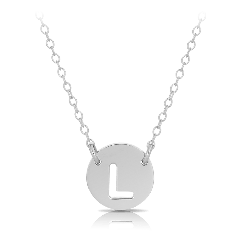 Initial Pendant in Sterling Silver