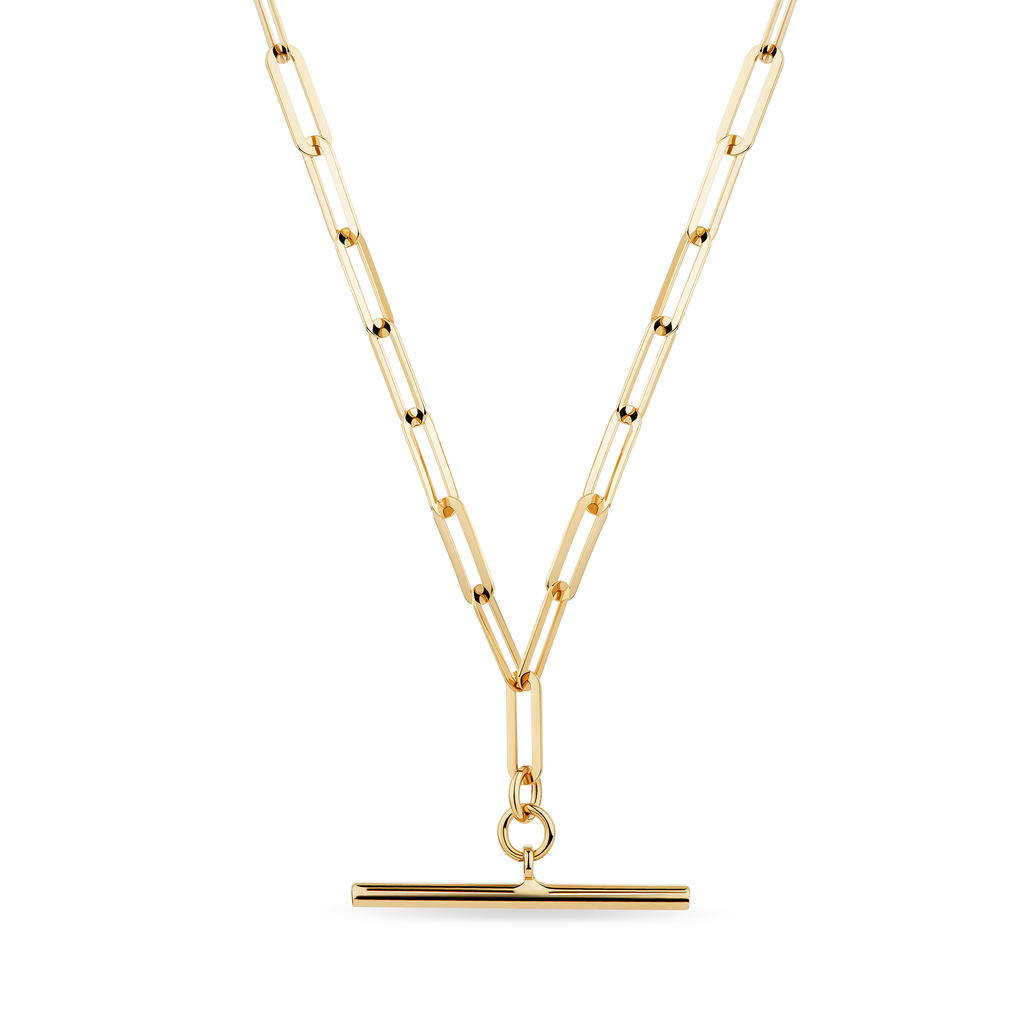 Michael Kors Gold-tone Turquoise Dog Tag Necklace in White | Lyst