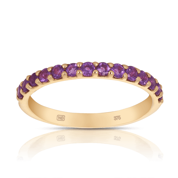Amethyst Ring in 9ct Yellow Gold - Wallace Bishop