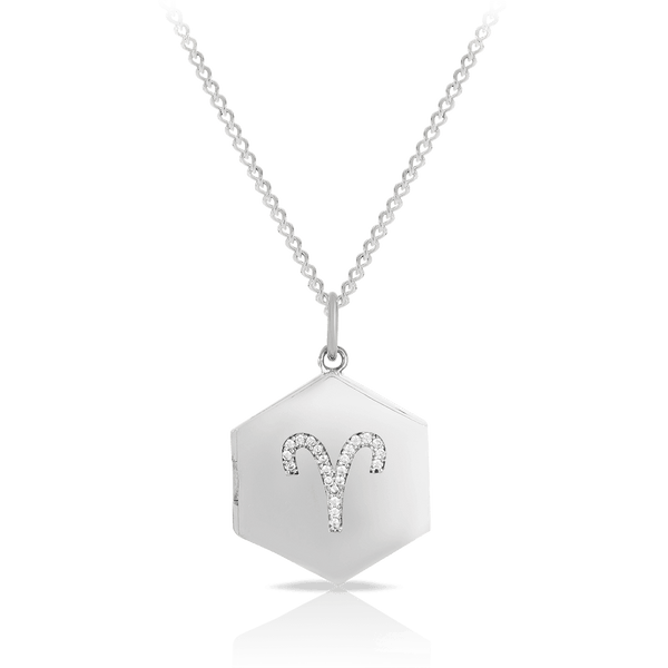 Aries necklace deals silver