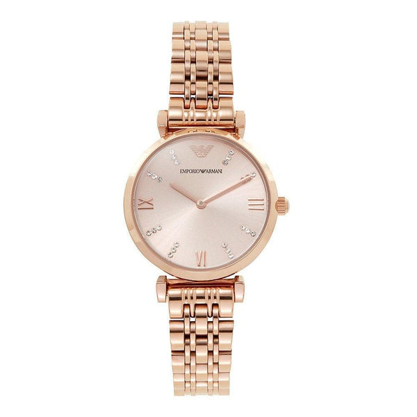 Armani Gianni Women's Rose Plated Quartz Watch AR11059 - Wallace Bishop