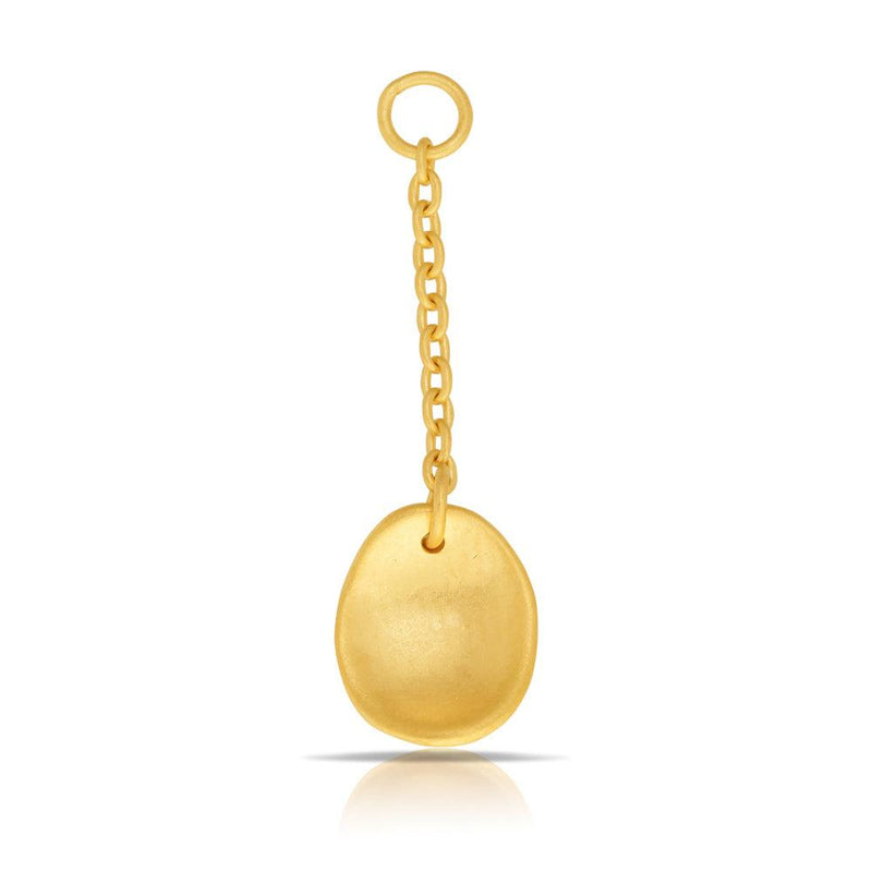 Beyond Time Sterling Silver & Gold Plated Drop Charm - Wallace Bishop