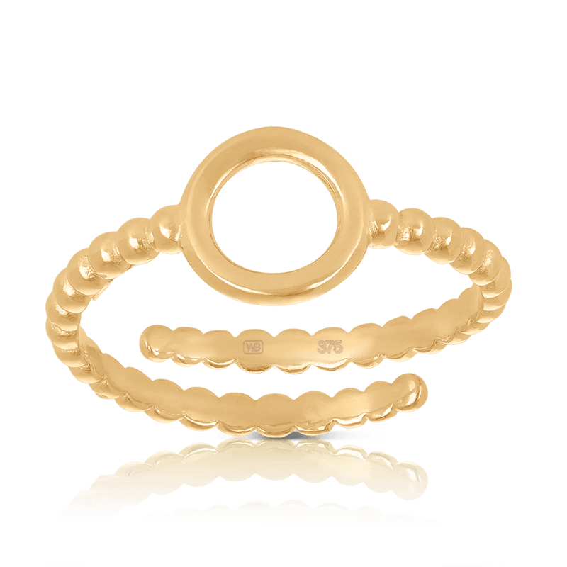 Circle Rope Ring in 9ct Yellow Gold - Wallace Bishop