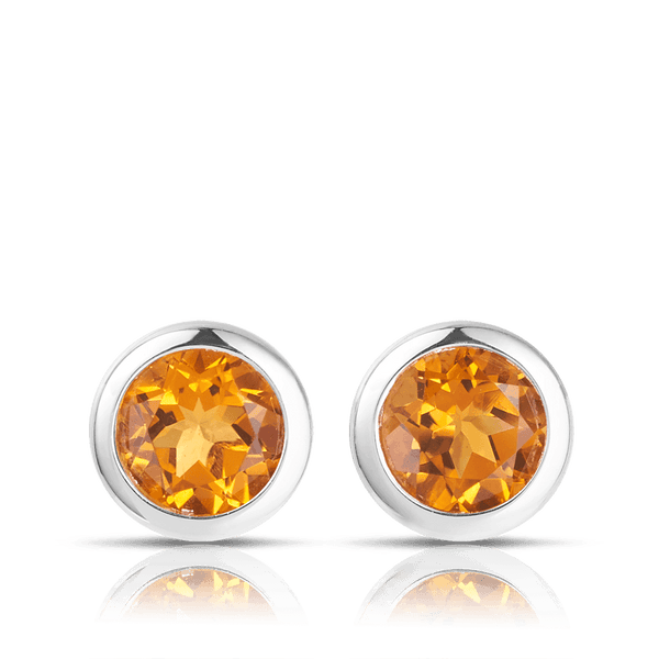 Citrine studs deals