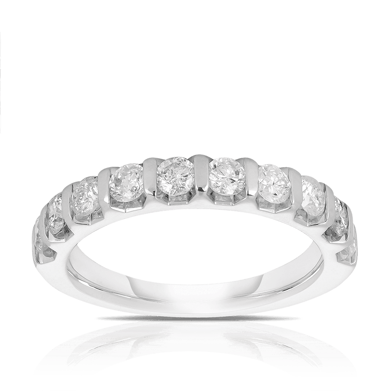 Diamond Wedding & Anniversary Band in 18ct White Gold - Wallace Bishop