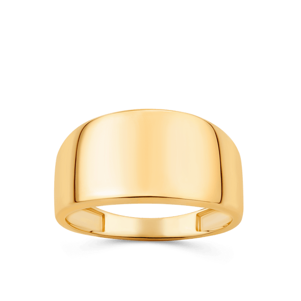 Dome Polished Ring in 9ct Yellow Gold - Wallace Bishop
