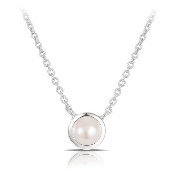 Freshwater Pearl Necklace in Sterling Silver - Wallace Bishop