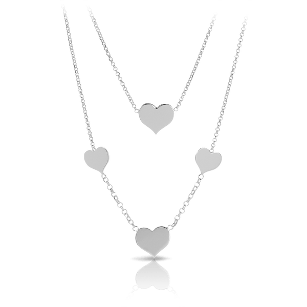 Heart Necklace in Sterling Silver - Wallace Bishop