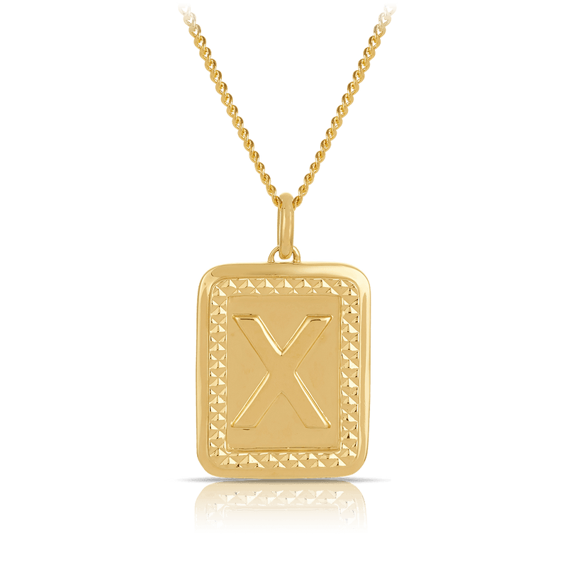 Glimmerst Initial Pendant Necklace 18K Gold Plated India | Ubuy