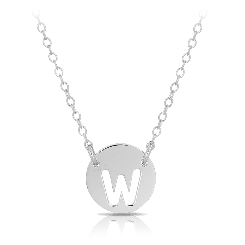 Initial Pendant in Sterling Silver - Wallace Bishop