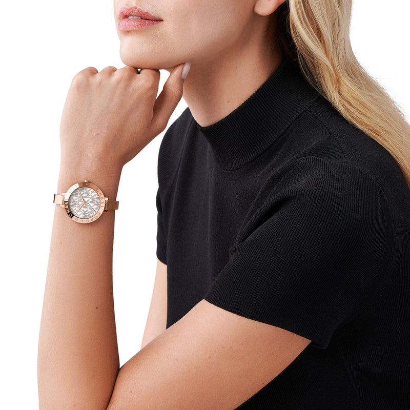 Michael Kors Jaryn Women's 36mm Rose PVD Quartz Watch MK4623 - Wallace Bishop