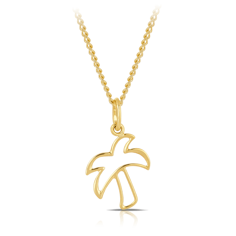 Palm Tree Pendant in 9ct Yellow Gold - Wallace Bishop