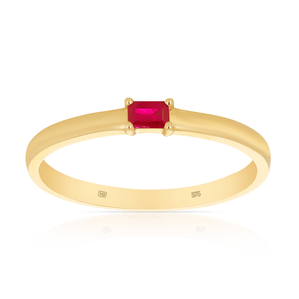 Ruby Ring in 9ct Yellow Gold - Wallace Bishop